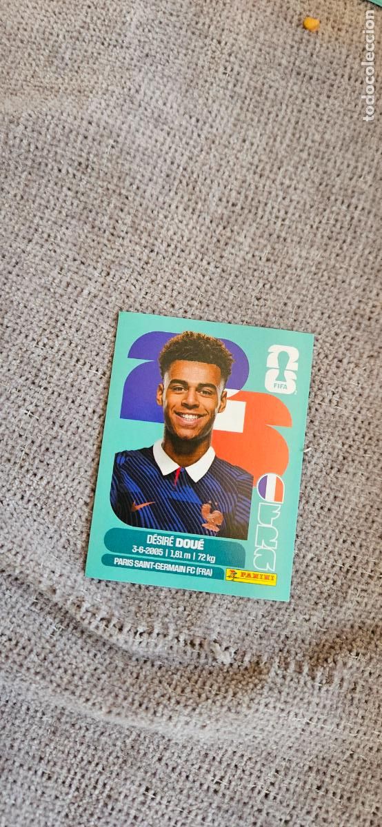 Cartes &agrave; collectionner de Football: francia Dou&eacute; 17 world cup mundial fifa panini 2026 26 sin pegar trading card