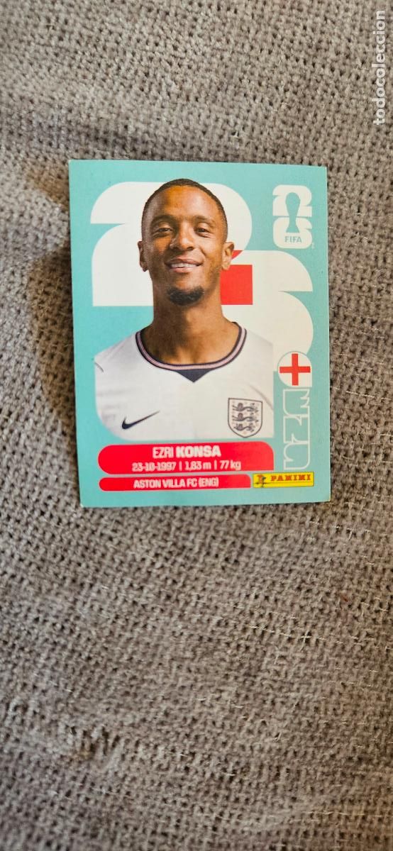 Cartes &agrave; collectionner de Football: inglaterra Konsa 5 world cup mundial fifa estados unidos, canad&aacute; mexico panini 2026 26 sin pegar tra