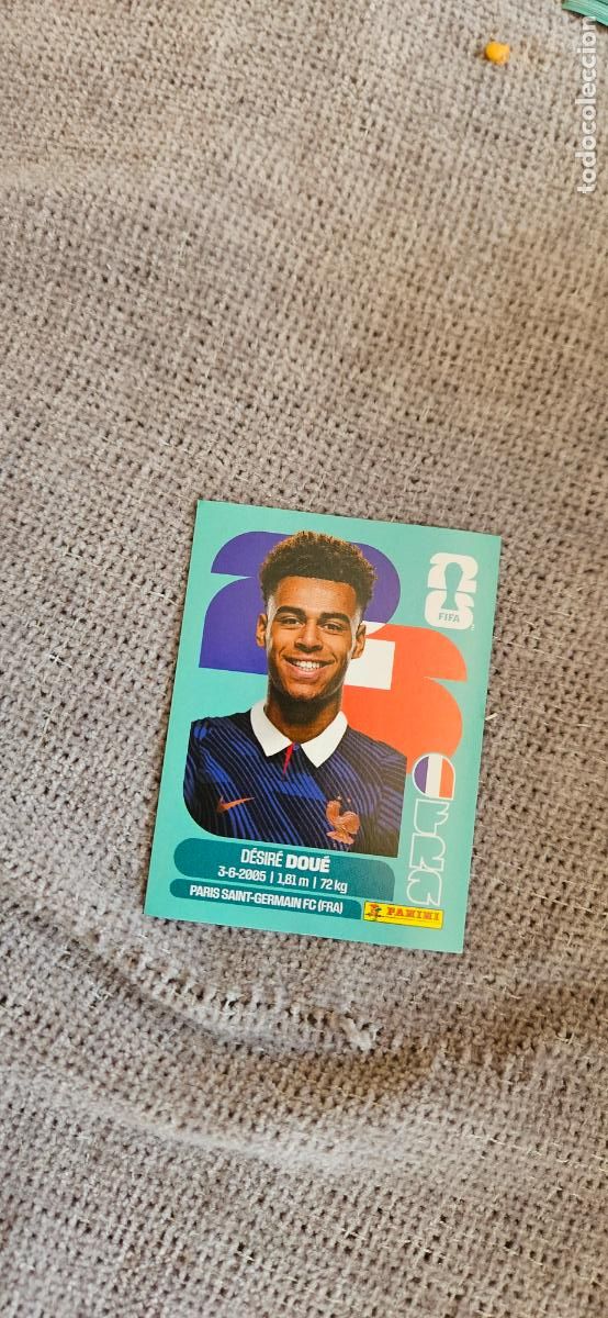 Cartes &agrave; collectionner de Football: francia Dou&eacute; 17 world cup mundial fifa panini 2026 26 sin pegar trading card