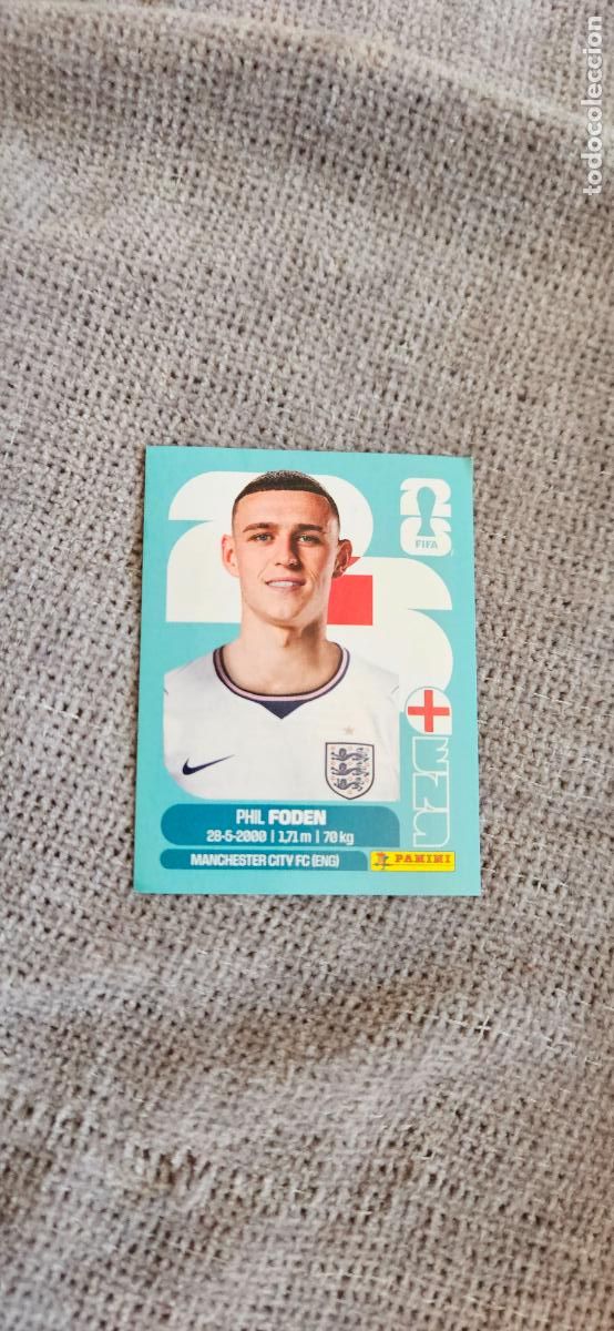 Fu&szlig;ball-Sticker: inglaterra Foden 16 world cup mundial fifa estados unidos, canad&aacute; mexico panini 2026 26 sin pegar tr