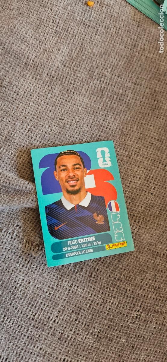 Fu&szlig;ball-Sticker: francia Ekitik&eacute; 19 world cup mundial fifa panini 2026 26 sin pegar trading card