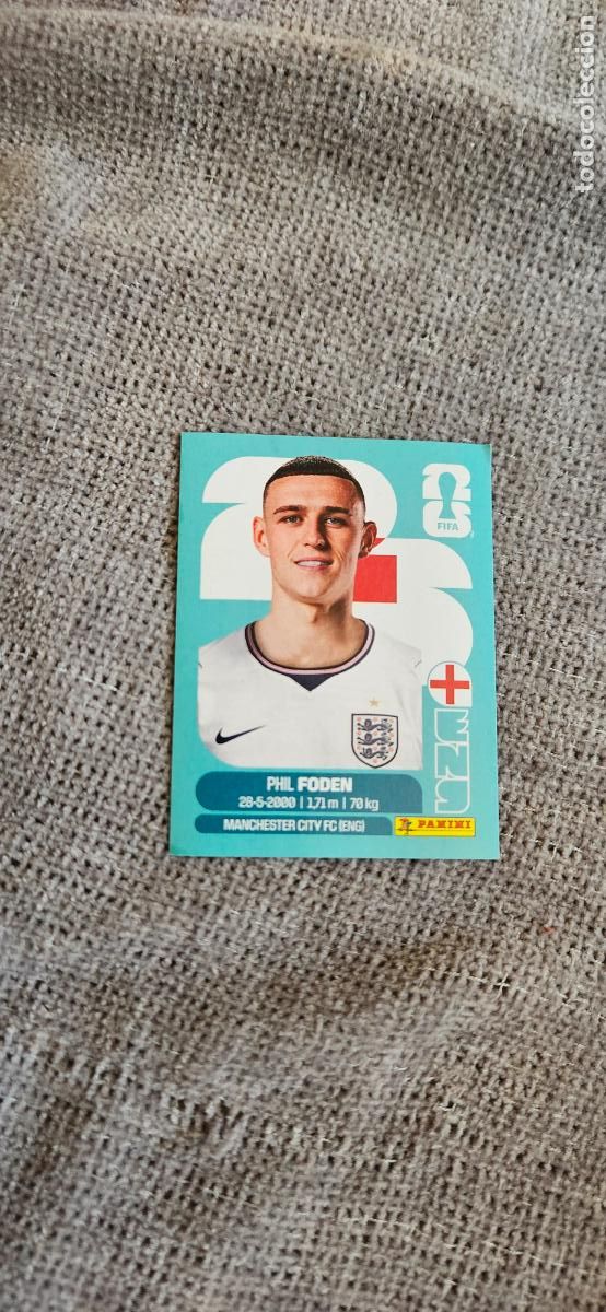 Fu&szlig;ball-Sticker: inglaterra Foden 16 world cup mundial fifa estados unidos, canad&aacute; mexico panini 2026 26 sin pegar tr
