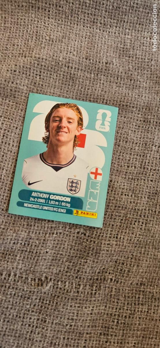 Fu&szlig;ball-Sticker: inglaterra Gordon 15 world cup mundial fifa estados unidos, canad&aacute; mexico panini 2026 26 sin pegar t
