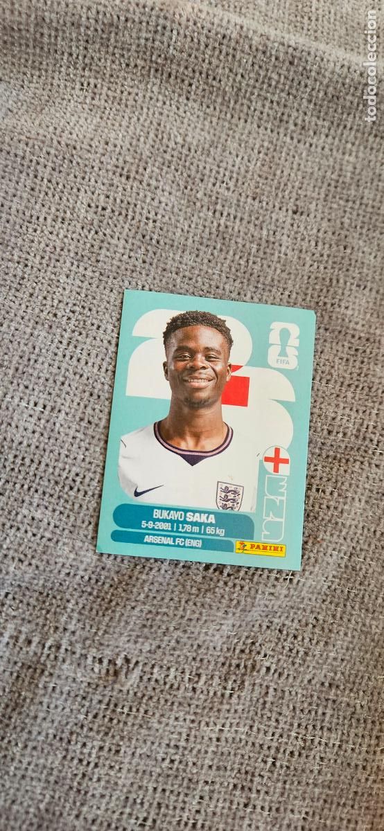 Fu&szlig;ball-Sticker: inglaterra Saka 17 world cup mundial fifa estados unidos, canad&aacute; mexico panini 2026 26 sin pegar tra