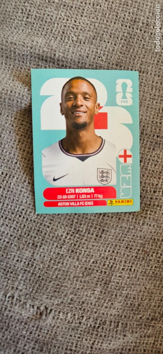 Fu&szlig;ball-Sticker: inglaterra Konsa 5 world cup mundial fifa estados unidos, canad&aacute; mexico panini 2026 26 sin pegar tra