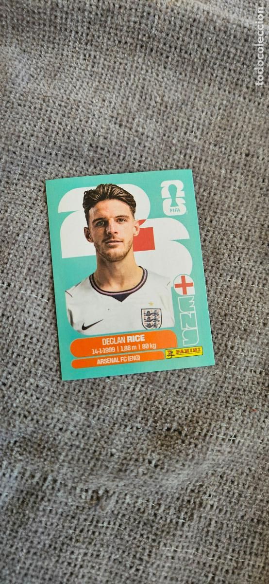 Fu&szlig;ball-Sticker: inglaterra Rice 10 world cup mundial fifa estados unidos, canad&aacute; mexico panini 2026 26 sin pegar tra