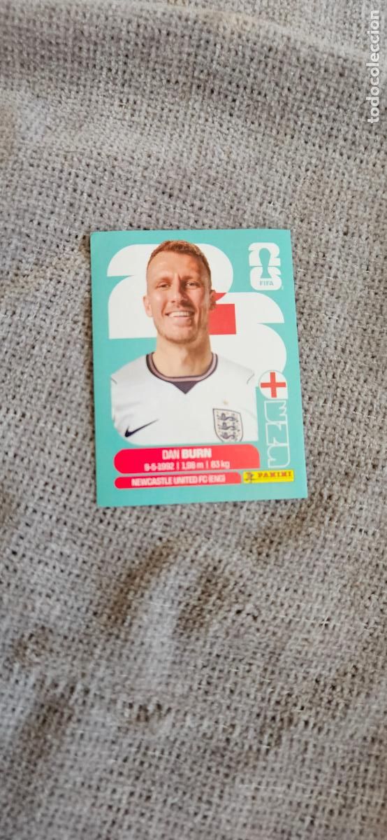 Fu&szlig;ball-Sticker: inglaterra Dan Burn 8 world cup mundial fifa estados unidos, canad&aacute; mexico panini 2026 26 sin pegar