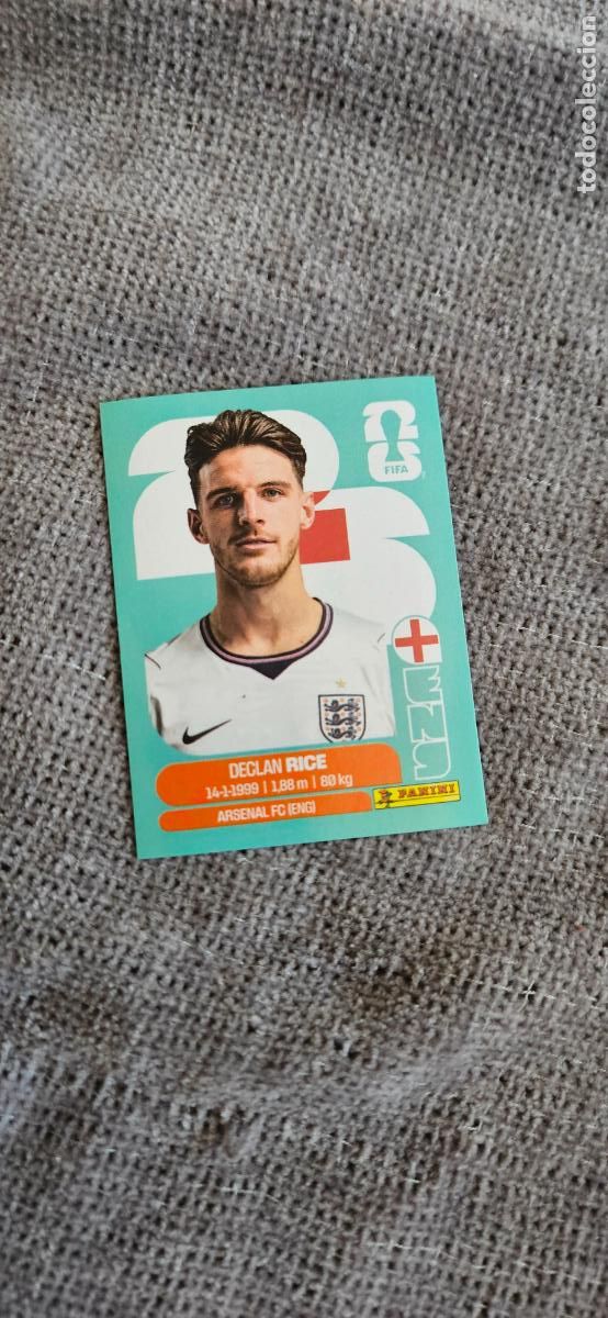 Fu&szlig;ball-Sticker: inglaterra Rice 10 world cup mundial fifa estados unidos, canad&aacute; mexico panini 2026 26 sin pegar tra