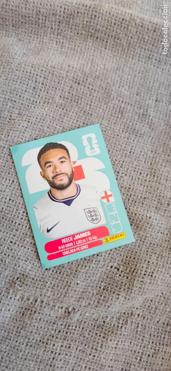 Cromos de f&uacute;tbol: inglaterra Reece James 7 world cup mundial fifa estados unidos, canad&aacute; mexico panini 2026 26 sin peg