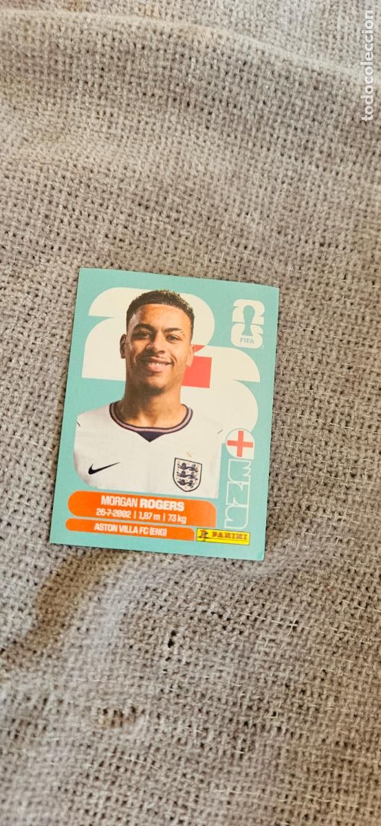 Cartes &agrave; collectionner de Football: inglaterra Morgan Rogers 14 world cup mundial fifa estados unidos, canad&aacute; mexico panini 2026 26 sin