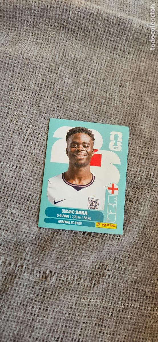 Cartes &agrave; collectionner de Football: inglaterra Saka 17 world cup mundial fifa estados unidos, canad&aacute; mexico panini 2026 26 sin pegar tra