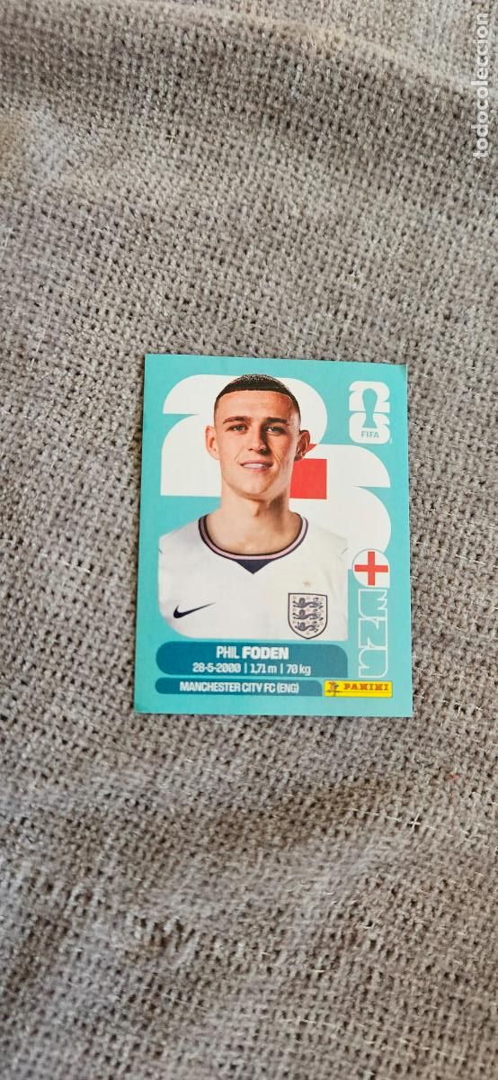 Cartes &agrave; collectionner de Football: inglaterra Foden 16 world cup mundial fifa estados unidos, canad&aacute; mexico panini 2026 26 sin pegar tr