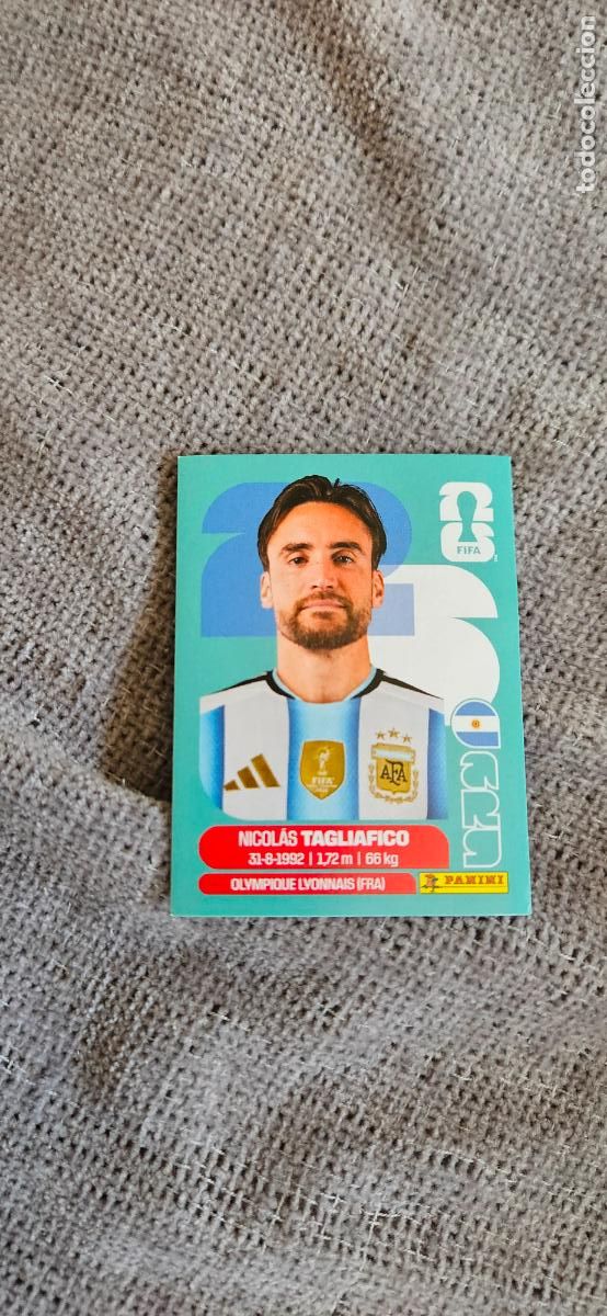 Cartes &agrave; collectionner de Football: Argentina Tagliafico 6 world cup mundial fifa estados unidos, canad&aacute; mexico panini 2026 26 sin pegar