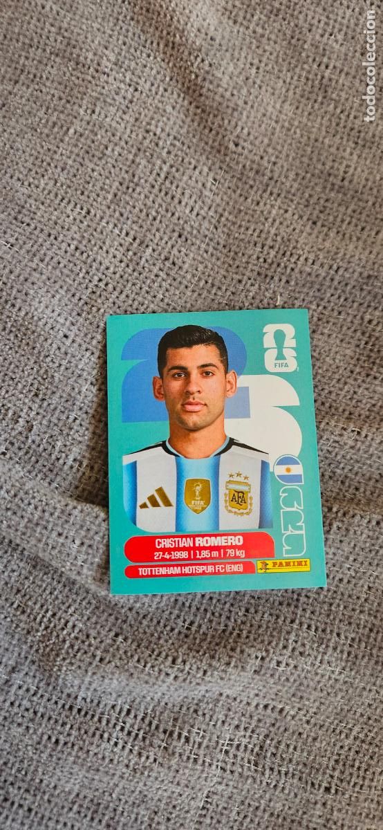 Cromos de f&uacute;tbol: Argentina Romero 4 world cup mundial fifa estados unidos, canad&aacute; mexico panini 2026 26 sin pegar tra