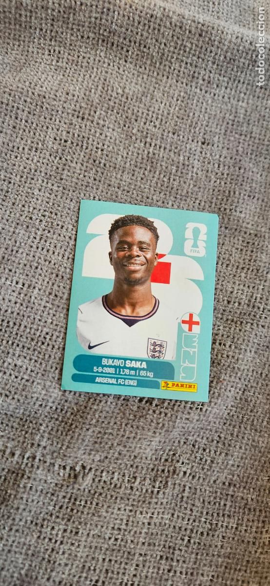 Cromos de f&uacute;tbol: inglaterra Saka 17 world cup mundial fifa estados unidos, canad&aacute; mexico panini 2026 26 sin pegar tra