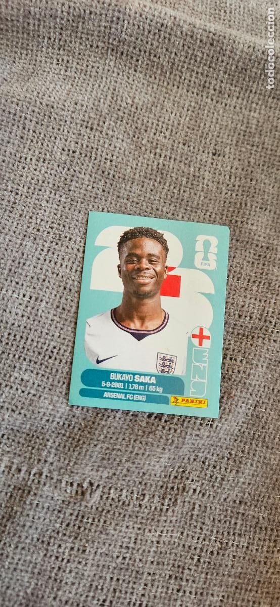 Cromos de f&uacute;tbol: inglaterra Saka 17 world cup mundial fifa estados unidos, canad&aacute; mexico panini 2026 26 sin pegar tra