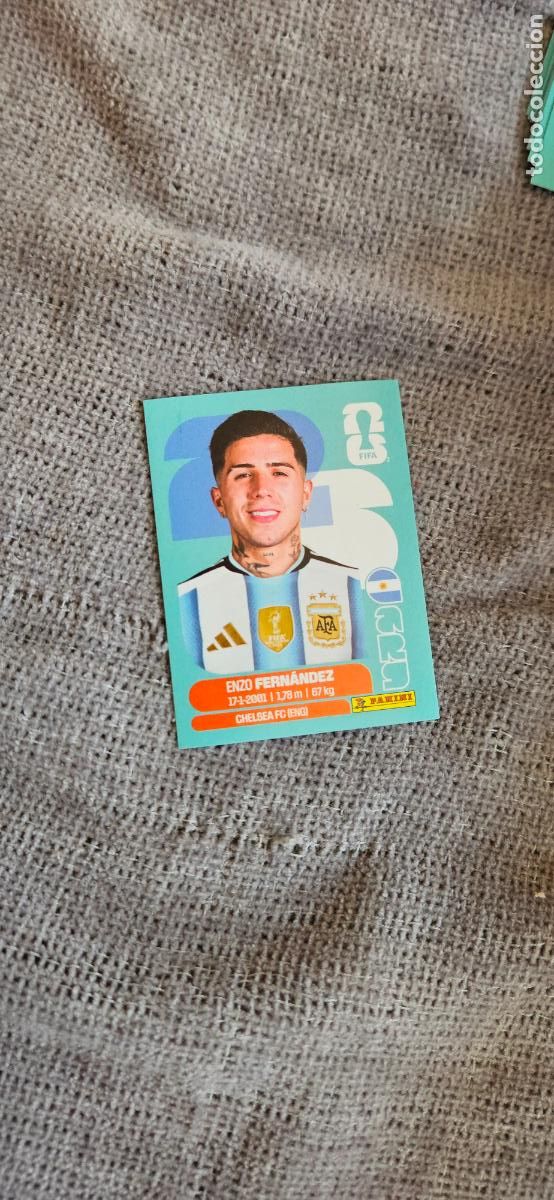 Cromos de f&uacute;tbol: Argentina Enzo Fern&aacute;ndez 8 world cup mundial fifa estados unidos, canad&aacute; mexico panini 2026 26 sin p