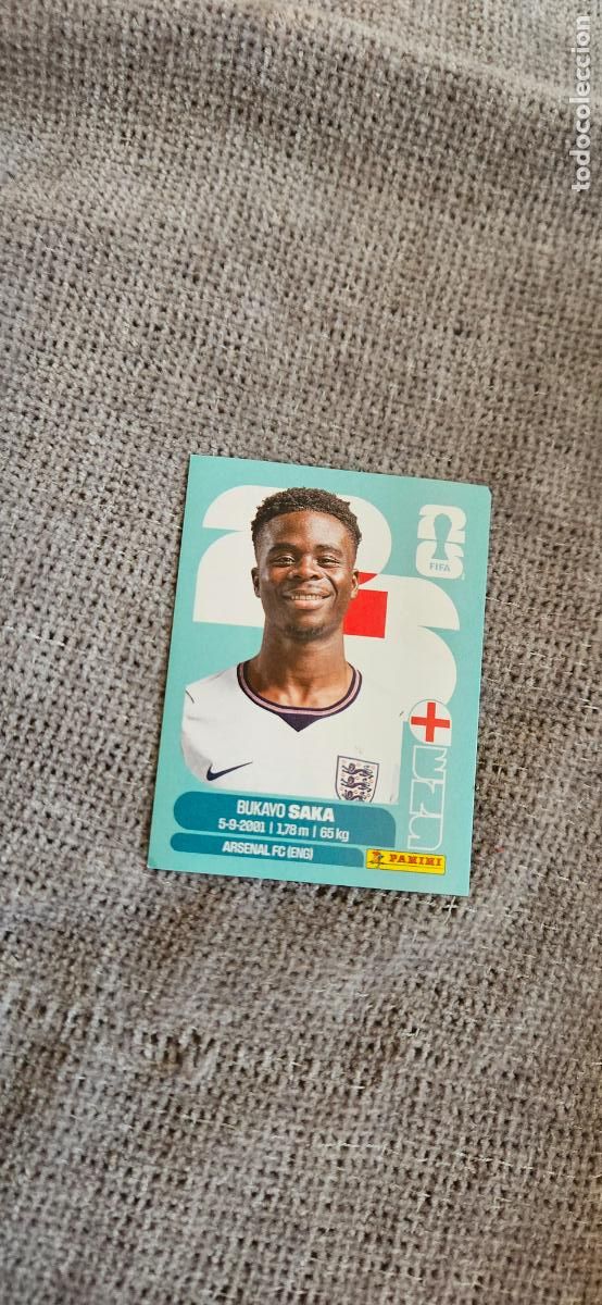 Cromos de f&uacute;tbol: inglaterra Saka 17 world cup mundial fifa estados unidos, canad&aacute; mexico panini 2026 26 sin pegar tra