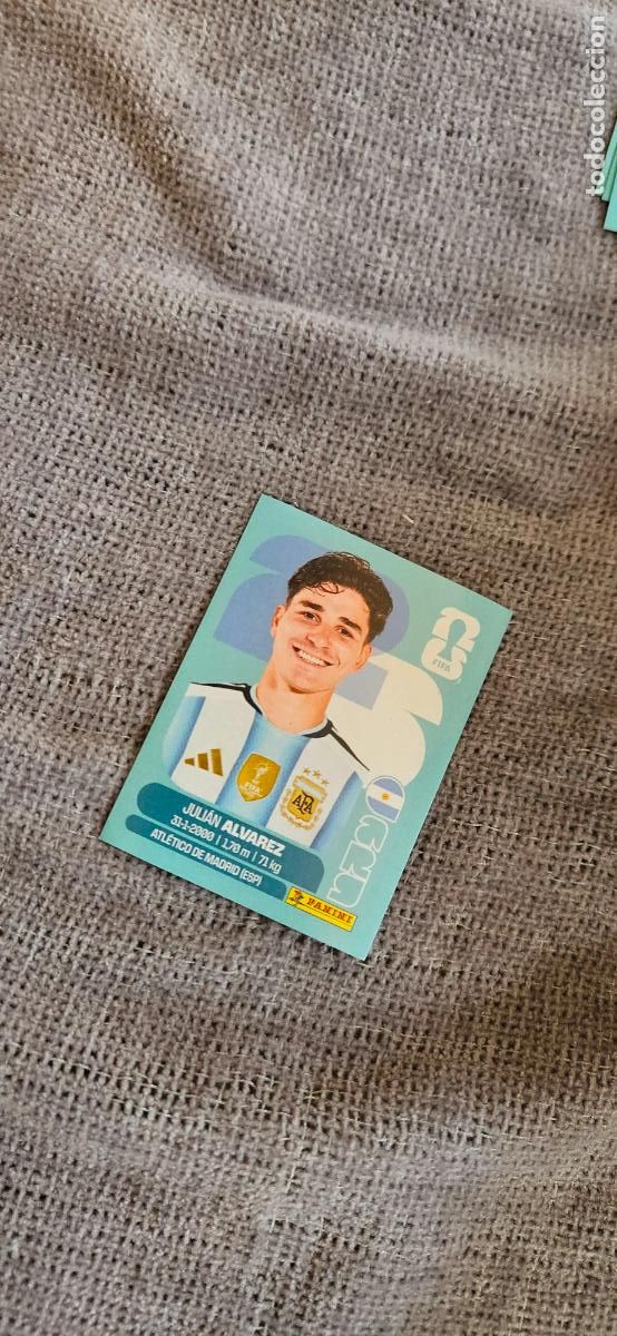 Cromos de f&uacute;tbol: Argentina Juli&aacute;n &Aacute;lvarez 19 world cup mundial fifa estados unidos, canad&aacute; mexico panini 2026 26 sin