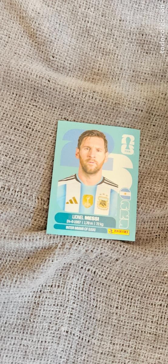 Cromos de f&uacute;tbol: Argentina Lionel Messi 17 world cup mundial fifa estados unidos, canad&aacute; mexico panini 2026 26 sin pe