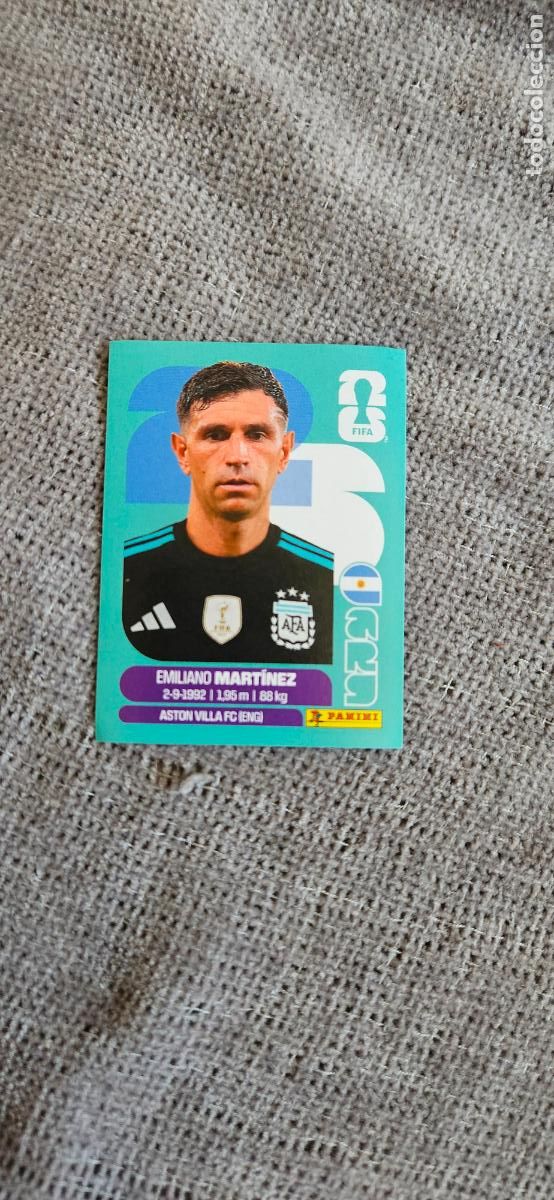 Cromos de f&uacute;tbol: Argentina Mart&iacute;nez 2 world cup mundial fifa estados unidos, canad&aacute; mexico panini 2026 26 sin pegar t