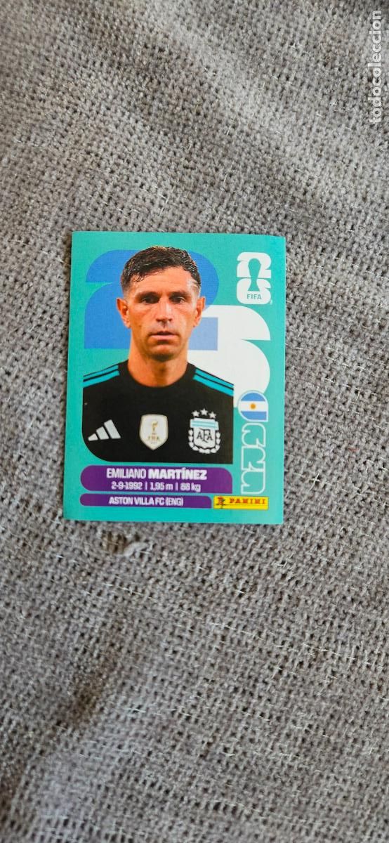 Cromos de f&uacute;tbol: Argentina Mart&iacute;nez 2 world cup mundial fifa estados unidos, canad&aacute; mexico panini 2026 26 sin pegar t