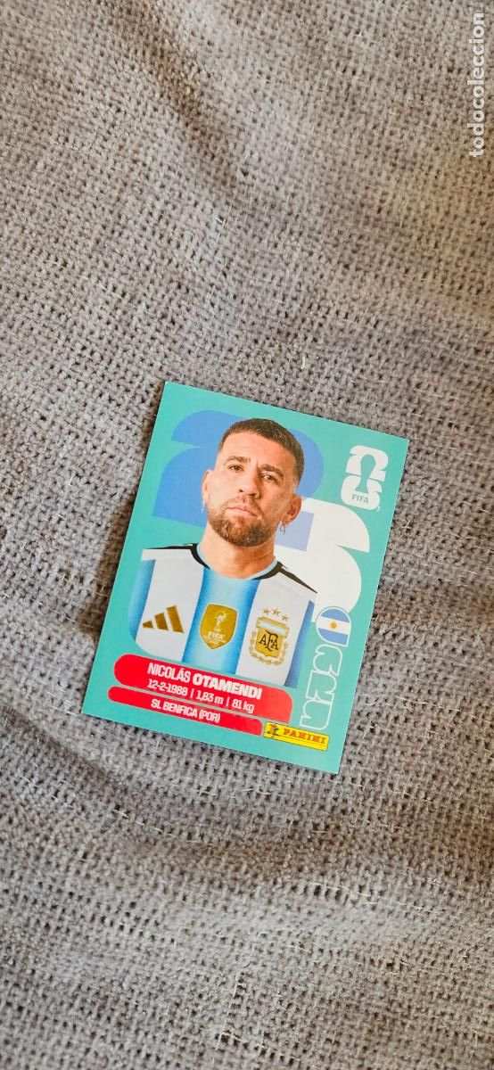 Cromos de f&uacute;tbol: Argentina Otamendi 5 world cup mundial fifa estados unidos, canad&aacute; mexico panini 2026 26 sin pegar t