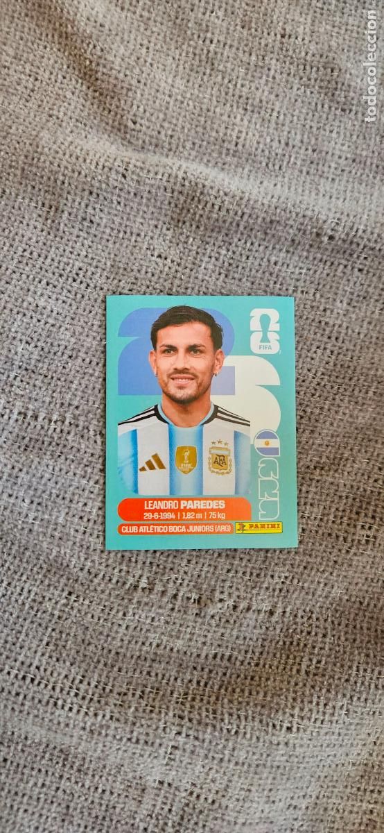 Fu&szlig;ball-Sticker: Argentina Paredes 12 world cup mundial fifa estados unidos, canad&aacute; mexico panini 2026 26 sin pegar t