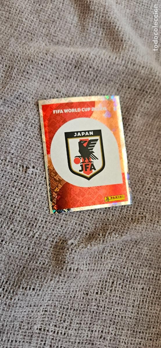 Fu&szlig;ball-Sticker: Escudo Jap&oacute;n world cup mundial fifa estados unidos, canad&aacute; mexico panini 2026 26 sin pegar trading c