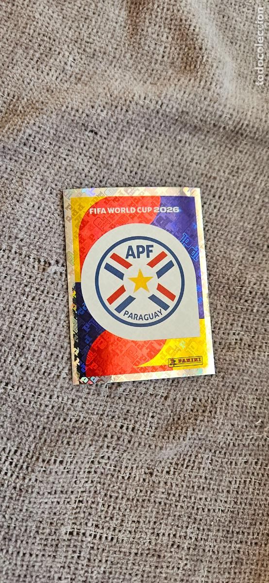 Fu&szlig;ball-Sticker: Escudo Paraguay world cup mundial fifa estados unidos, canad&aacute; mexico panini 2026 26 sin pegar tradin