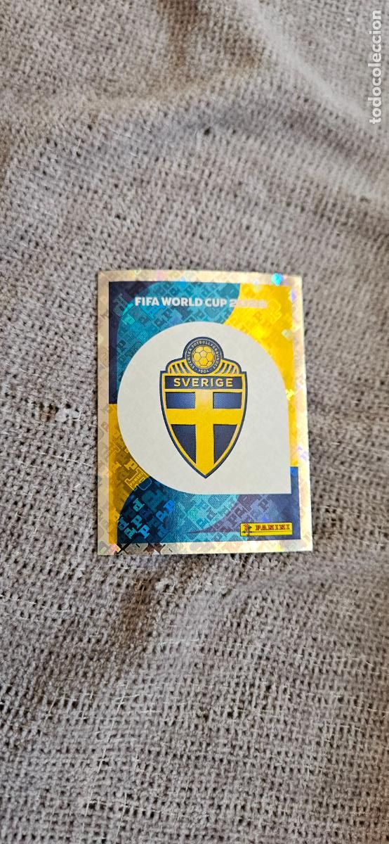 Fu&szlig;ball-Sticker: Escudo Suecia world cup mundial fifa estados unidos, canad&aacute; mexico panini 2026 26 sin pegar trading