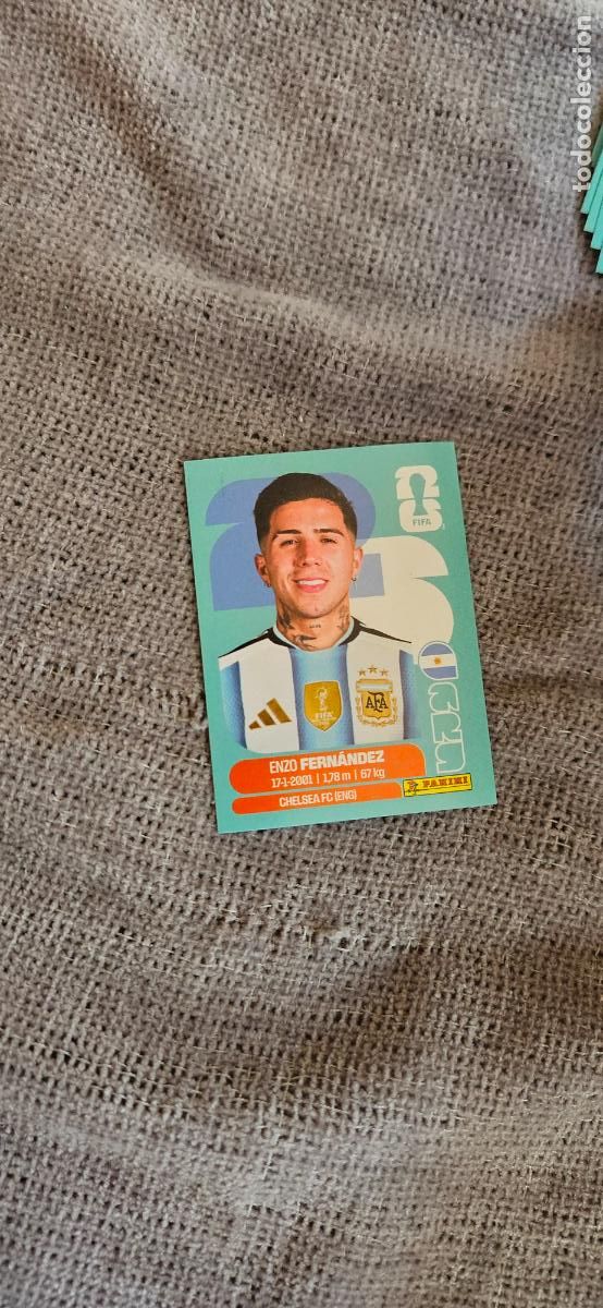 Fu&szlig;ball-Sticker: Argentina Enzo Fern&aacute;ndez 8 world cup mundial fifa estados unidos, canad&aacute; mexico panini 2026 26 sin p