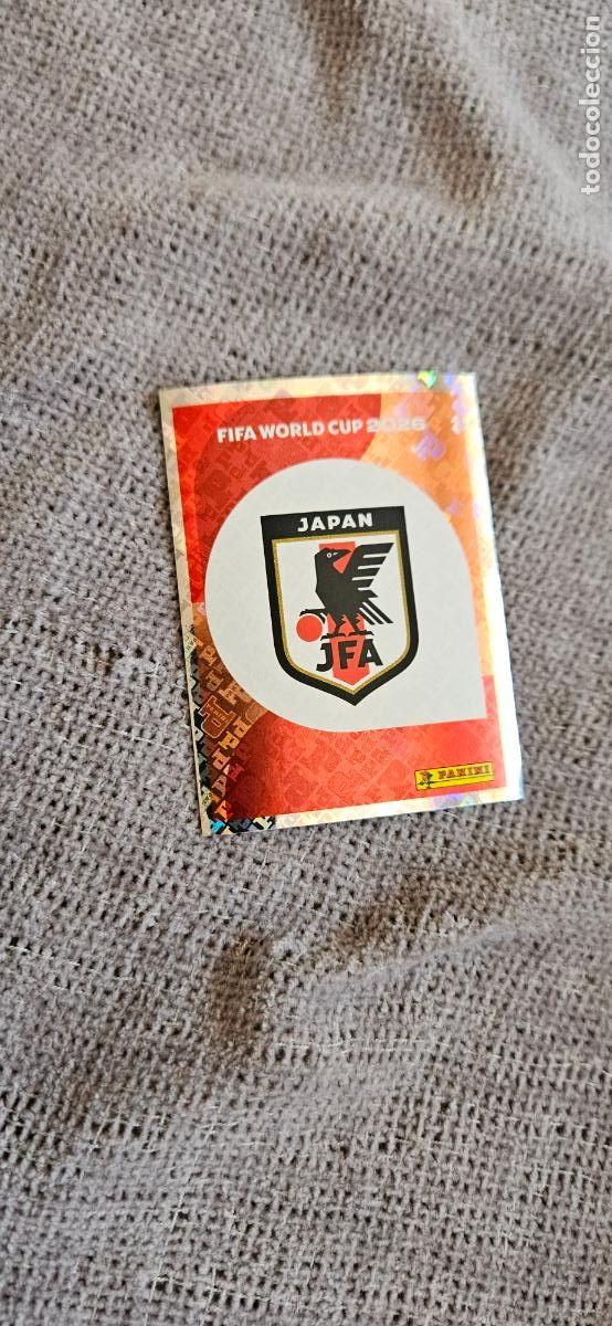 Fu&szlig;ball-Sticker: Escudo Jap&oacute;n world cup mundial fifa estados unidos, canad&aacute; mexico panini 2026 26 sin pegar trading c
