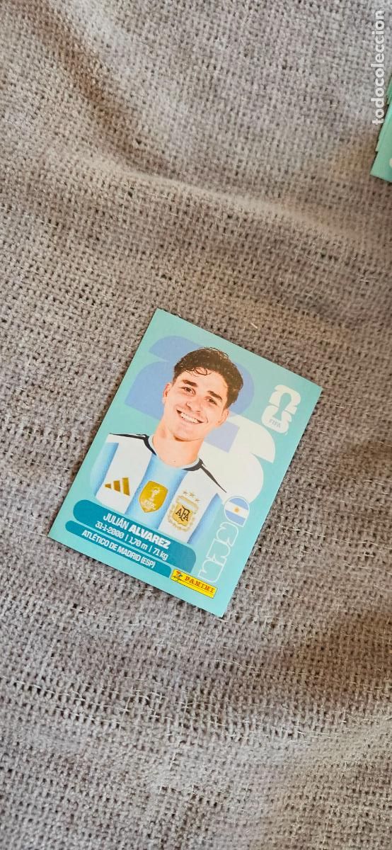 Fu&szlig;ball-Sticker: Argentina Juli&aacute;n &Aacute;lvarez 19 world cup mundial fifa estados unidos, canad&aacute; mexico panini 2026 26 sin