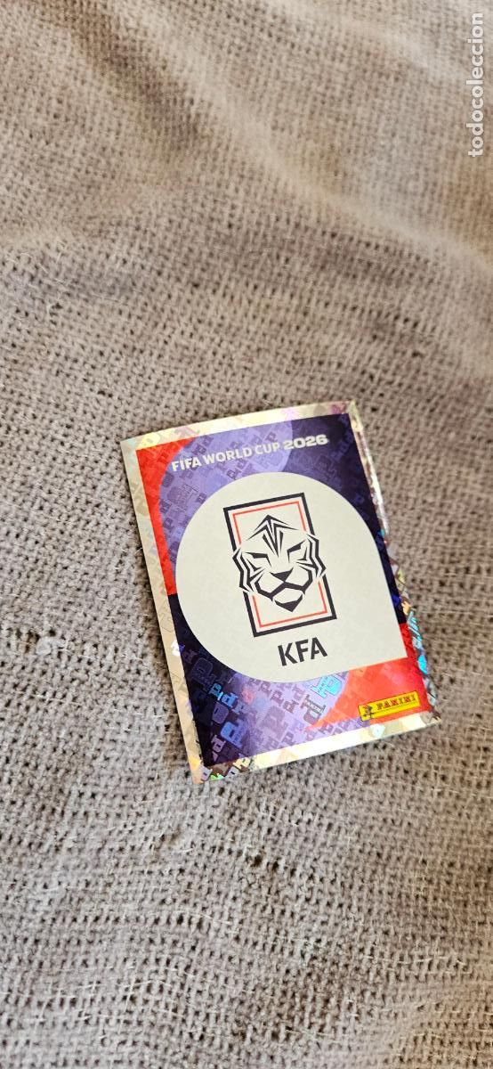 Football Stickers: Escudo Korea world cup mundial fifa estados unidos, canad&aacute; mexico panini 2026 26 sin pegar trading c
