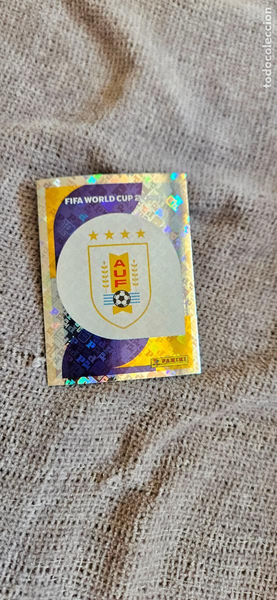 Football Stickers: Escudo Uruguay world cup mundial fifa estados unidos, canad&aacute; mexico panini 2026 26 sin pegar trading