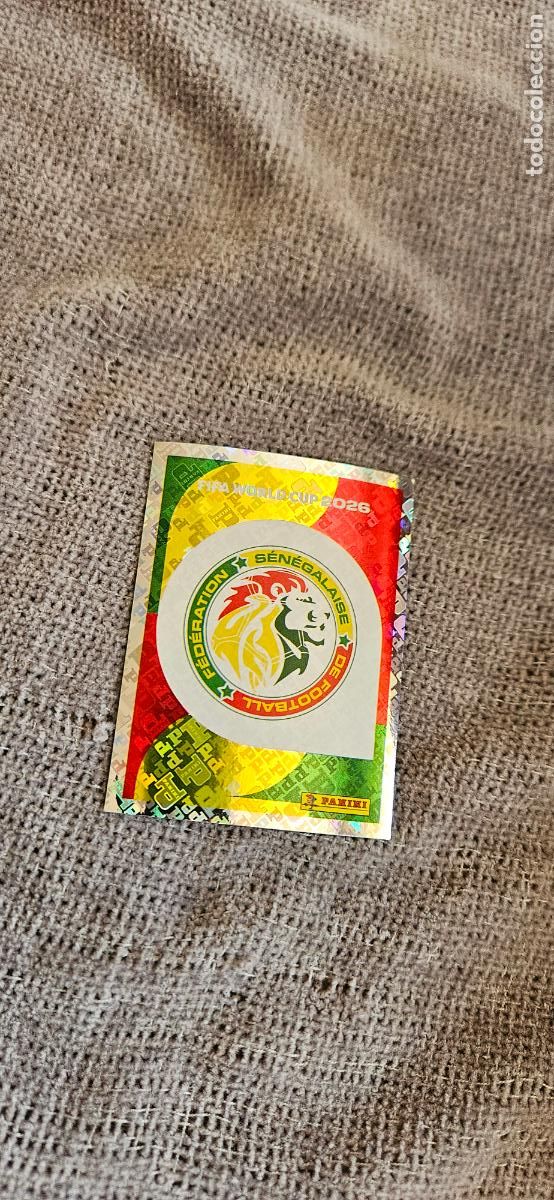 Cromos de f&uacute;tbol: Escudo Senegal world cup mundial fifa estados unidos, canad&aacute; mexico panini 2026 26 sin pegar trading