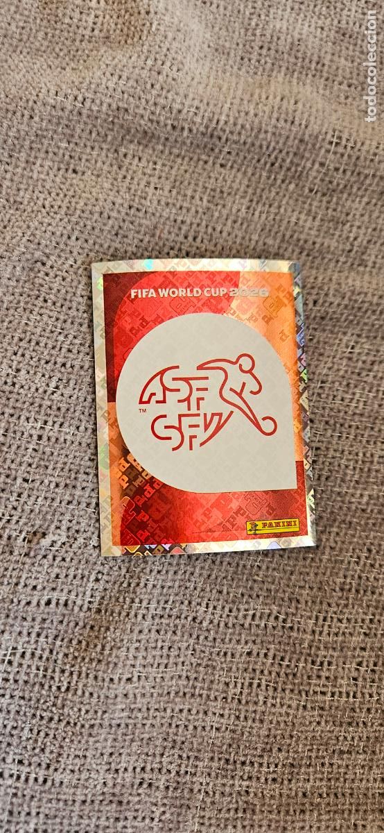 Cromos de f&uacute;tbol: Escudo Suiza world cup mundial fifa estados unidos, canad&aacute; mexico panini 2026 26 sin pegar trading c
