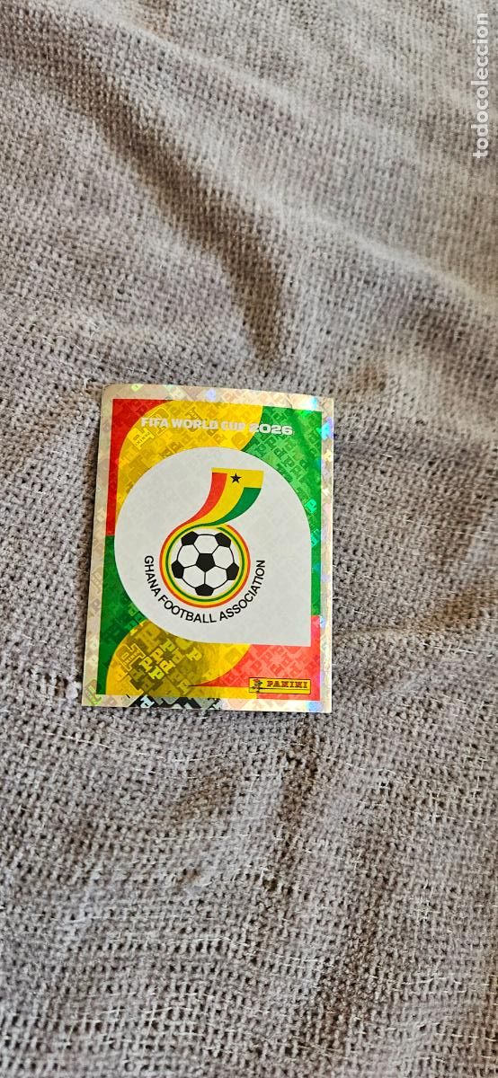 Cromos de f&uacute;tbol: Escudo Ghana world cup mundial fifa estados unidos, canad&aacute; mexico panini 2026 26 sin pegar trading c