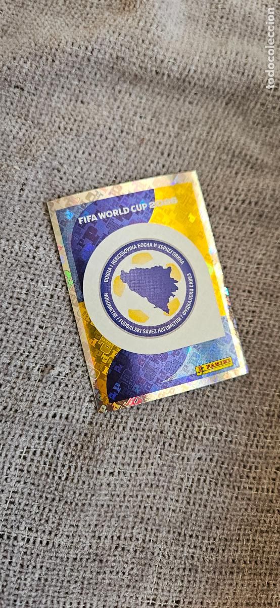 Cromos de f&uacute;tbol: Escudo Bosnia world cup mundial fifa estados unidos, canad&aacute; mexico panini 2026 26 sin pegar trading