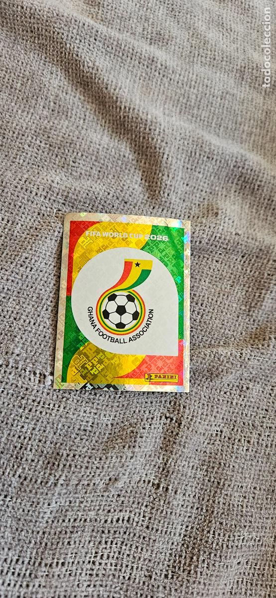 Cromos de f&uacute;tbol: Escudo Ghana world cup mundial fifa estados unidos, canad&aacute; mexico panini 2026 26 sin pegar trading c