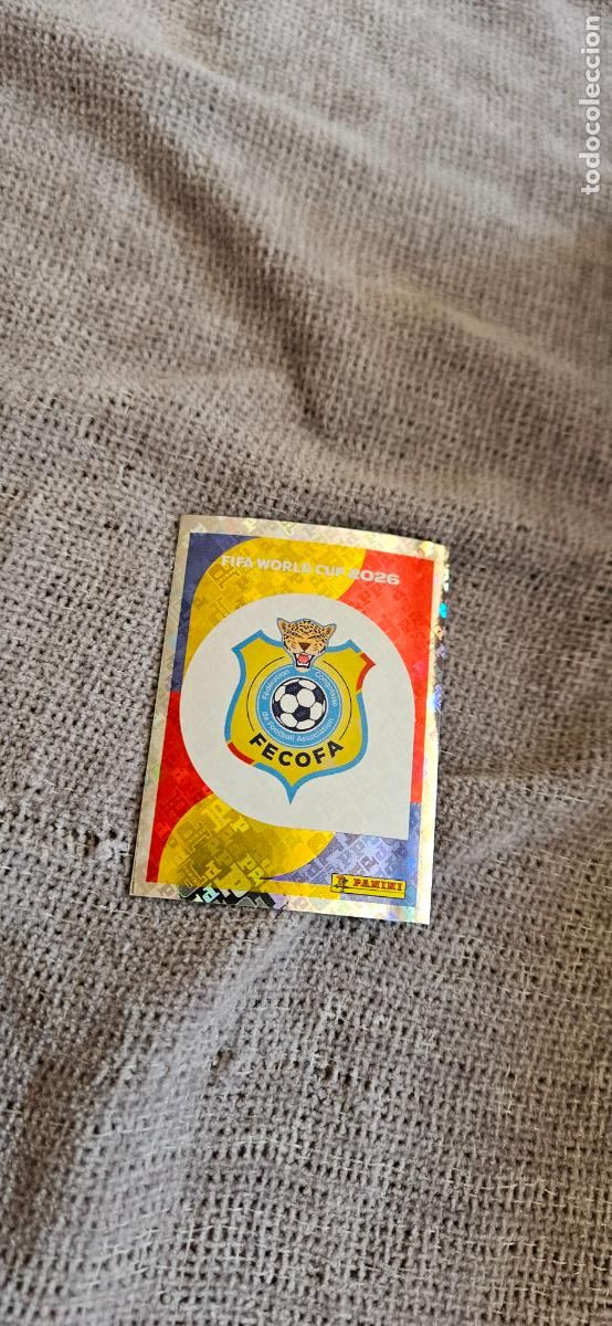 Cromos de f&uacute;tbol: Escudo Congo world cup mundial fifa estados unidos, canad&aacute; mexico panini 2026 26 sin pegar trading c