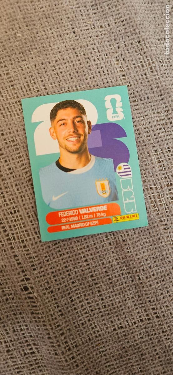 Cromos de f&uacute;tbol: Uruguay Valverde 10 world cup mundial fifa estados unidos, canad&aacute; mexico panini 2026 26 sin pegar tr