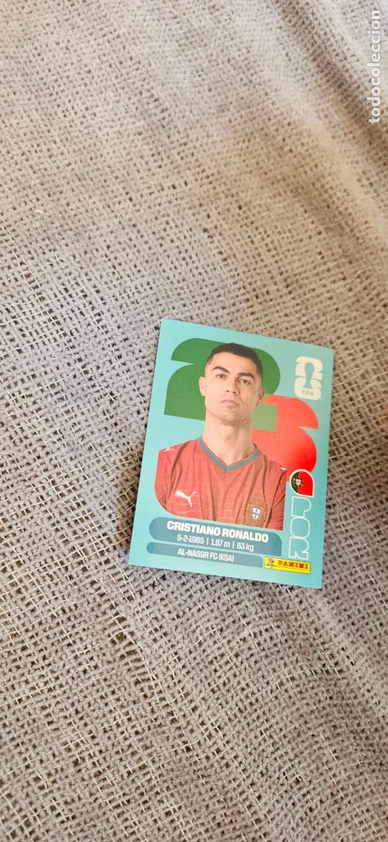 Football Stickers: Portugal Cristiano Ronaldo 15 world cup mundial fifa estados unidos, canad&aacute; mexico panini 2026 26 si