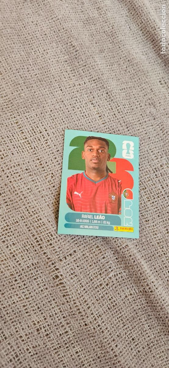 Football Stickers: Portugal Leao 20 world cup mundial fifa estados unidos, canad&aacute; mexico panini 2026 26 sin pegar tradi