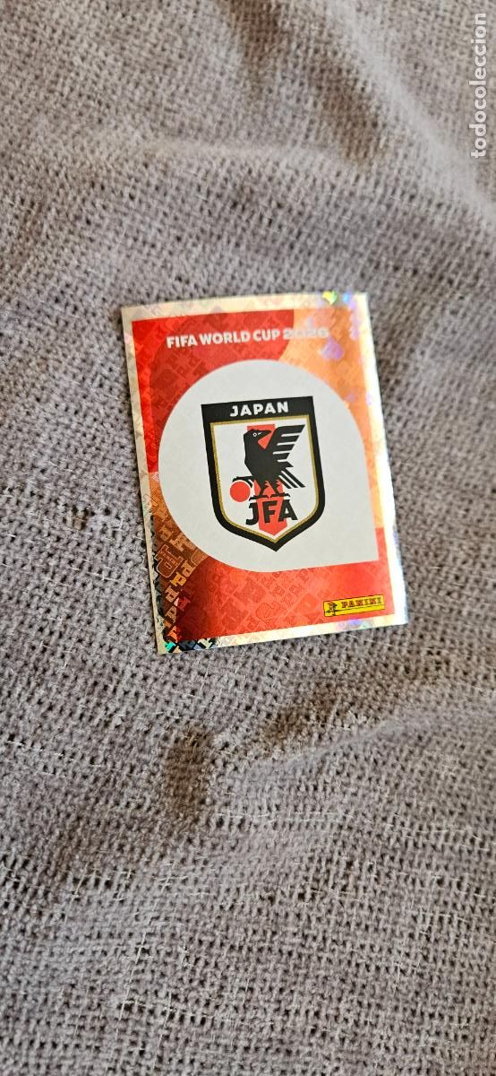 Football Stickers: Escudo Jap&oacute;n world cup mundial fifa estados unidos, canad&aacute; mexico panini 2026 26 sin pegar trading c