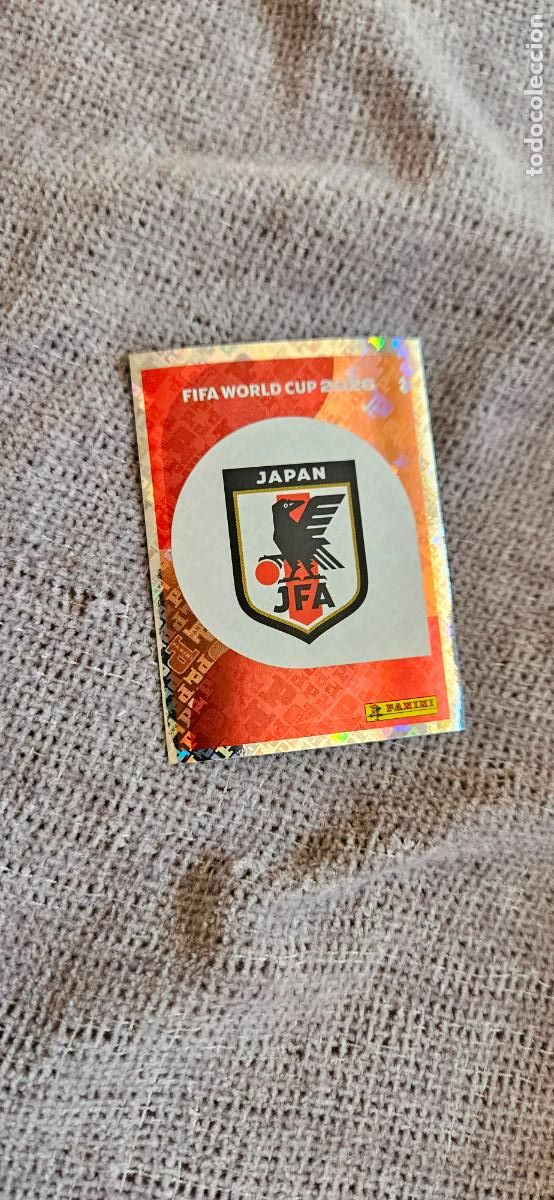 Football Stickers: Escudo Jap&oacute;n world cup mundial fifa estados unidos, canad&aacute; mexico panini 2026 26 sin pegar trading c