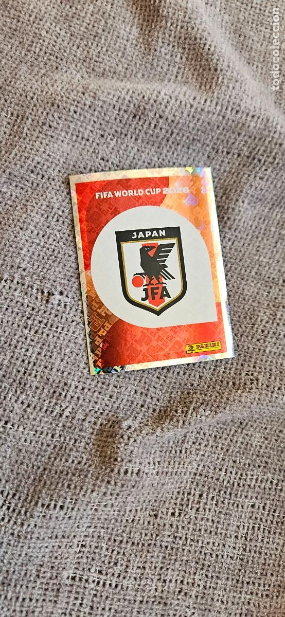 Football Stickers: Escudo Jap&oacute;n world cup mundial fifa estados unidos, canad&aacute; mexico panini 2026 26 sin pegar trading c