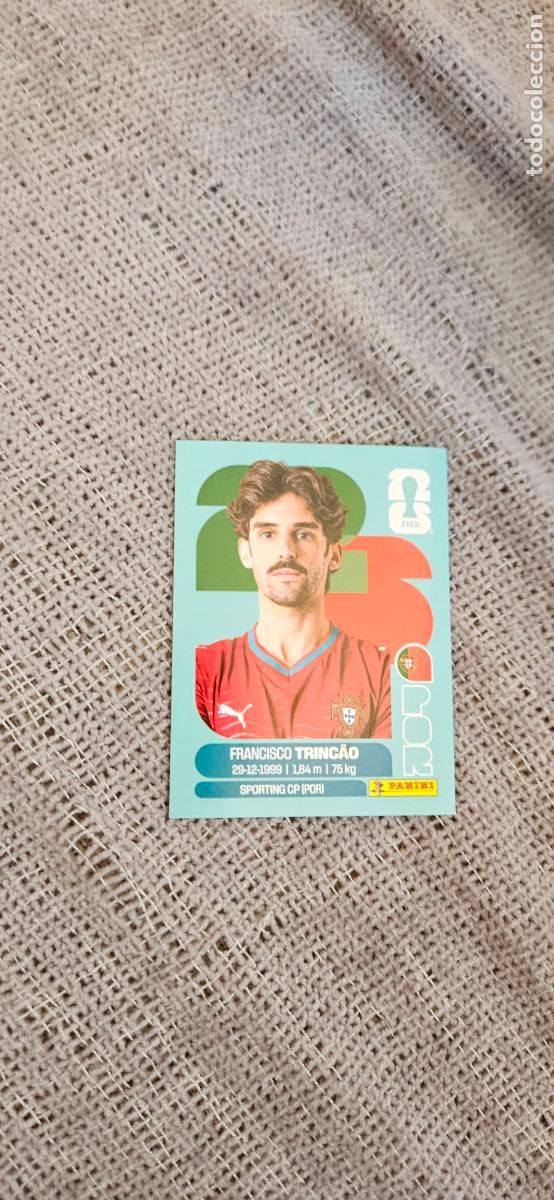 Fu&szlig;ball-Sticker: Portugal Trincao 16 world cup mundial fifa estados unidos, canad&aacute; mexico panini 2026 26 sin pegar tr