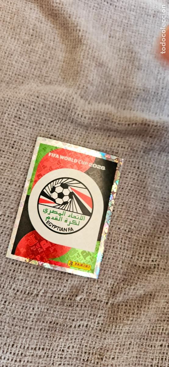Fu&szlig;ball-Sticker: Escudo Egipto world cup mundial fifa estados unidos, canad&aacute; mexico panini 2026 26 sin pegar trading